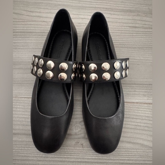 SOLD-Molly Goddard Carla Studded Mary Jane Black - Picture 1 of 4